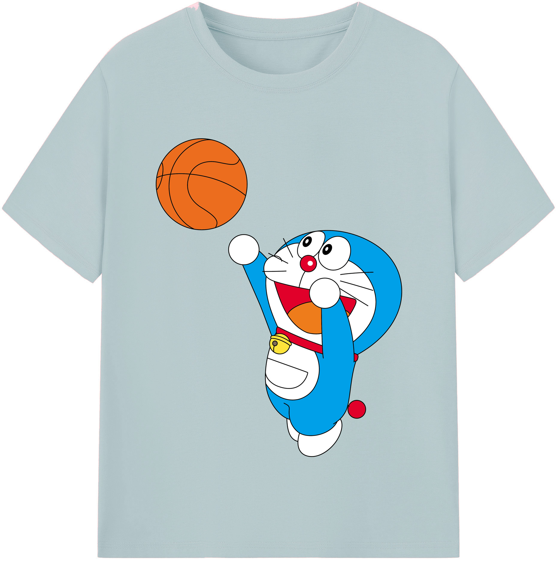 （画像用） ドラえもん Doraemon 綿100％半袖Tシャツ（フロントプリント）